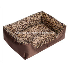 Leopard Impressão Oblong Pet House &amp; Bed